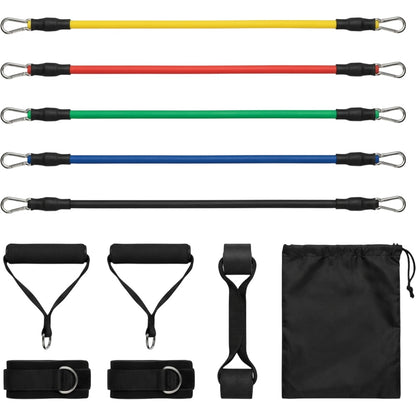 Kruix Latex Tube Resistance Band Kit with Handles 5 Levels - Product view