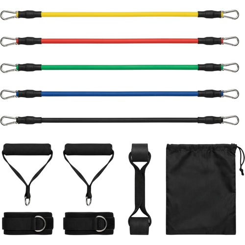 Kruix Latex Tube Resistance Band Kit with Handles 5 Levels - Product view